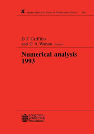 Title: Numerical Analysis 1993 / Edition 1, Author: D.F. Griffiths