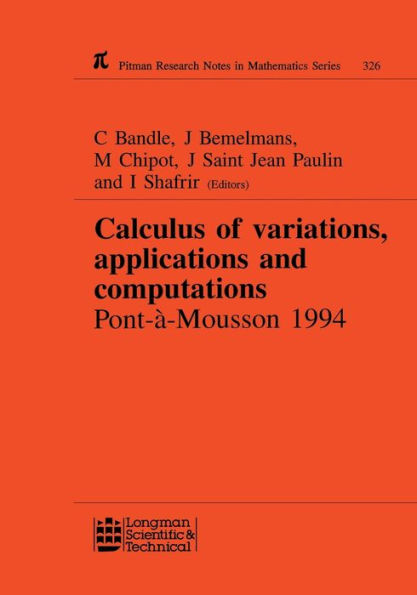 Calculus of Variations, Applications and Computations / Edition 1