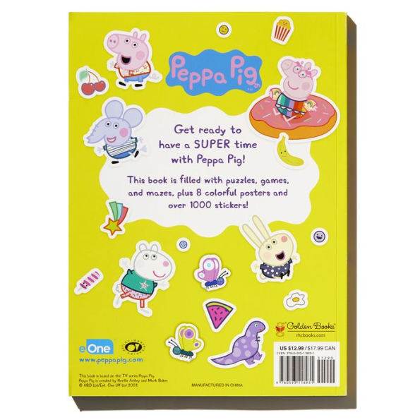 Peppa Pig Super Sticker Book: Over 1000 Stickers & 8 Posters