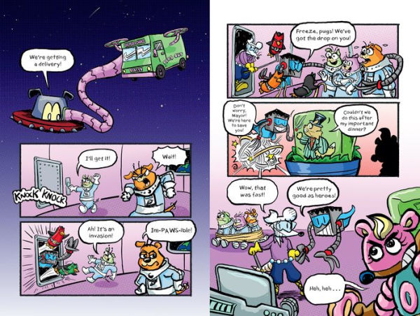 Max Meow Book 3: Pugs from Planet X: (A Graphic Novel)