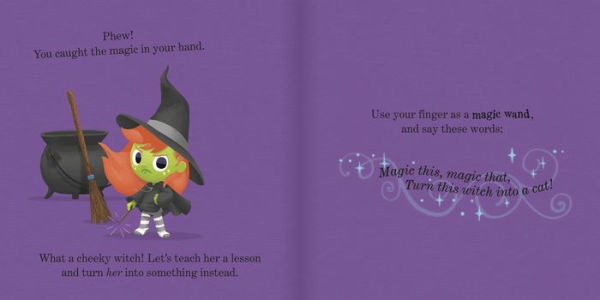 There's a Witch in Your Book: An Interactive Book For Kids and Toddlers