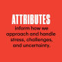 Alternative view 3 of The Attributes: 25 Hidden Drivers of Optimal Performance