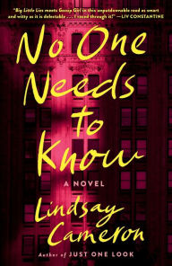 Online downloadable books pdf free No One Needs to Know: A Novel by Lindsay Cameron, Lindsay Cameron in English