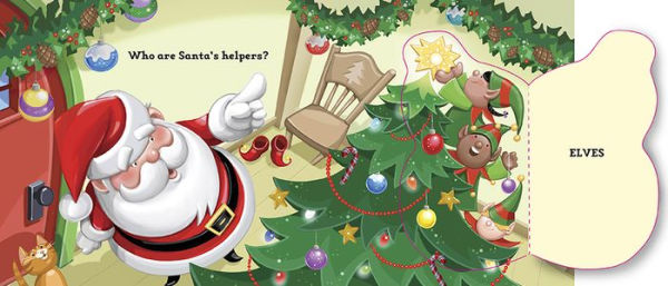 Open Santa's Door: A Christmas Lift-the-Flap Book
