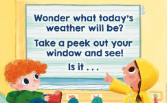 Alternative view 8 of A Peek Out Your Window: My First Book of Weather: A Lift-the-Flap Book