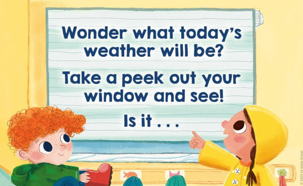 A Peek Out Your Window: My First Book of Weather: A Lift-the-Flap Book