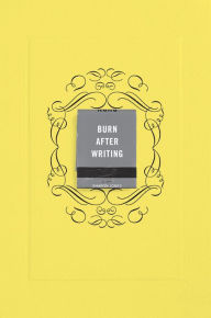 Title: Burn After Writing (Yellow), Author: Sharon Jones