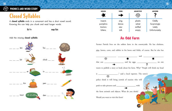 Mad Libs Workbook: Grade 3 Reading: Aligns with State and National Common Core Standards
