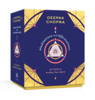 Free kindle cookbook downloads Meditations and Affirmations: 64 Cards to Awaken Your Spirit  9780593231791 by Deepak Chopra