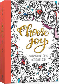 Title: Choose Joy Postcard Book: 24 Inspirational Cards to Color and Send, Author: Ink & Willow