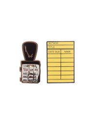 Title: Library Card and Stamp Enamel Pin Set, Author: Out of Print