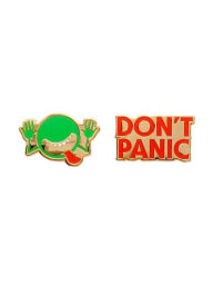 Title: The Hitchhiker's Guide to the Galaxy Enamel Pin Set, Author: Out of Print