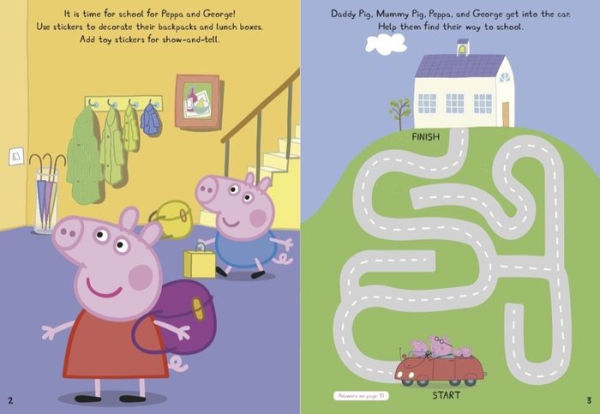 School is Fun Sticker Book (Peppa Pig)