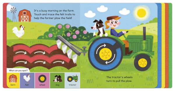 Touch & Learn: Farm: With colorful felt to touch and feel