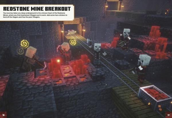 Minecraft Official Dungeons Sticker Book (Minecraft)