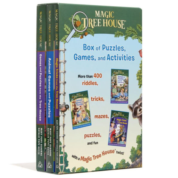 Magic Tree House Box of Puzzles, Games, and Activities (3 Book Set)