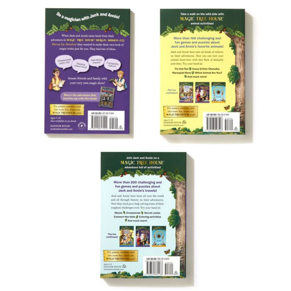 Magic Tree House Box of Puzzles, Games, and Activities (3 Book Set)