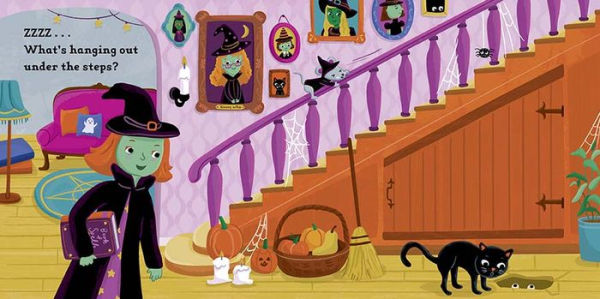 Open the Witch's Door: A Halloween Lift-the-Flap Book