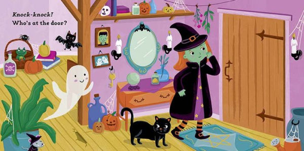 Open the Witch's Door: A Halloween Lift-the-Flap Book