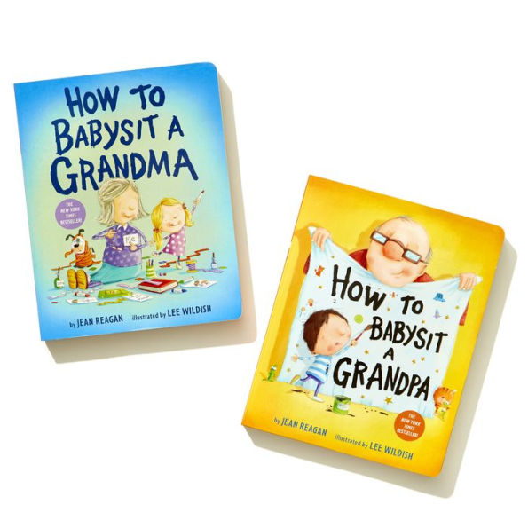 How to Babysit a Grandma and Grandpa Board Book Boxed Set