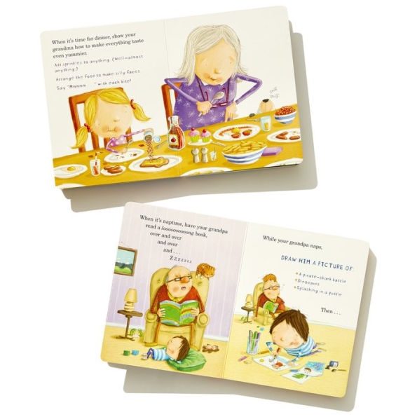 How to Babysit a Grandma and Grandpa Board Book Boxed Set