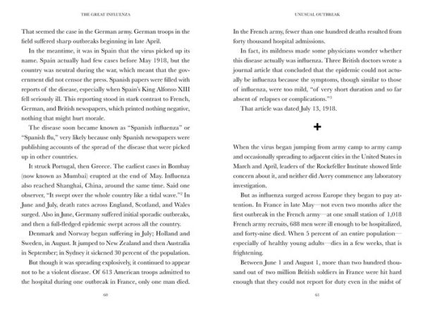 the Great Influenza: True Story of Deadliest Pandemic History (Young Readers Edition)