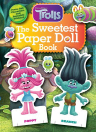 Title: The Sweetest Paper Doll Book (DreamWorks Trolls), Author: Golden Books