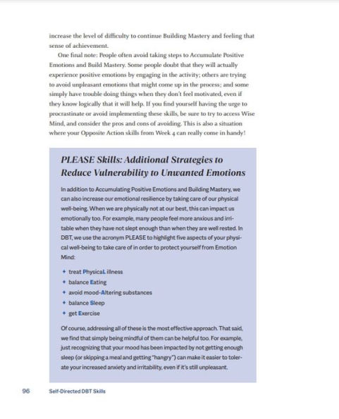 Self-Directed DBT Skills: A 3-Month Workbook to Regulate Intense Emotions and Create Lasting Change with Dialectical Behavior Therapy