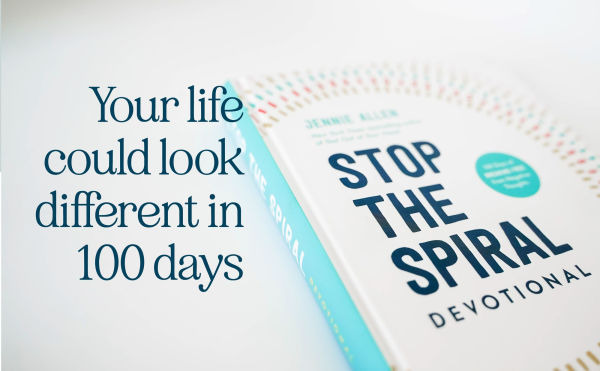 Stop the Spiral Devotional: 100 Days of Breaking Free from Negative Thoughts
