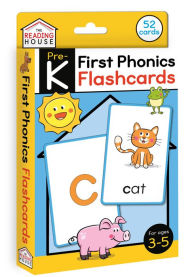 First Phonics Flashcards: Letter Flash Cards for Preschool, Ages 3-5, Phonics Game for Kids, ABC Learning, Learn to Read, Consonant and Vowels, Blending, Memory Building, Listening Skill