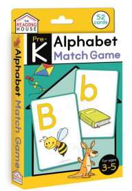 Title: Alphabet Match Game (Flashcards): Flash Cards for Preschool and Pre-K, Ages 3-5, Games for Kids, ABC Learning, Uppercase and Lowercase, Phonics, Memory Building, and Listening Skills, Author: The Reading House