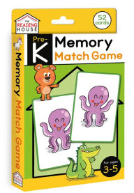 Memory Match Game (Flashcards): Flash Cards for Preschool and Pre-K, Ages 3-5, Memory Building, Listening and Concentration Skills, Letter Recognition, Learning to Read and Write