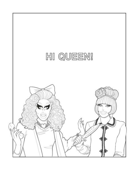 The Official Trixie and Katya Coloring Book by Trixie Mattel, Katya