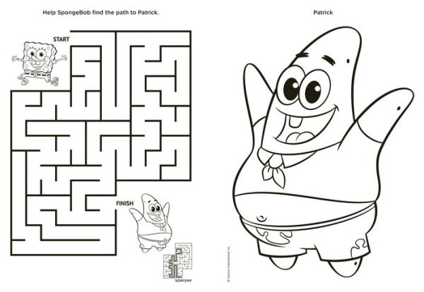 Follow the Rainbow! (Kamp Koral: SpongeBob's Under Years): Activity Book with Multi-Colored Pencil