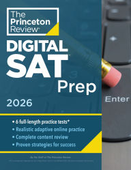 Title: Princeton Review Digital SAT Prep, 2026: 4 Full-Length Practice Tests (2 in Book + 2 Adaptive Tests Online) + Review + Online Tools, Author: The Princeton Review