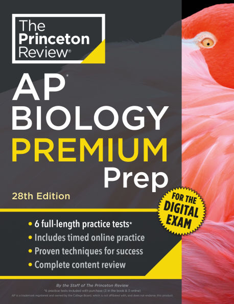 Princeton Review AP Biology Premium Prep, 28th Edition: 6 Practice Tests + Digital Online Content