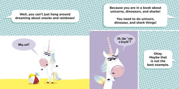 A Unicorn, a Dinosaur, and a Shark Were Riding a Bicycle by Jonathan ...