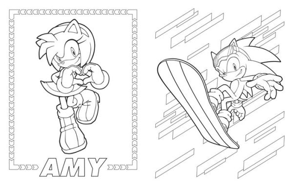 Sonic the Hedgehog: The Official Coloring Book : Penguin Young Readers  Licenses: : Books