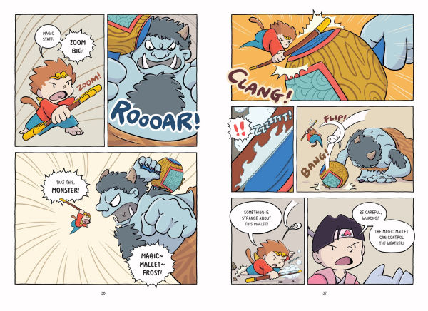 Monkey King and the World of Myths: Battle Beasts: A Graphic Novel