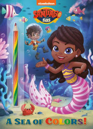 Download ebooks for free A Sea of Colors! (Santiago of the Seas) (English literature)  by Golden Books, Golden Books, Golden Books, Golden Books 9780593563946