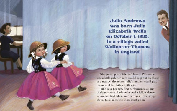 Julie Andrews: A Little Golden Book Biography
