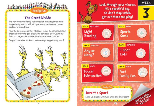 Summer with Seuss Workbook: Grades 2-3