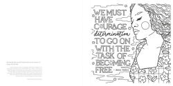 Alternative view 4 of Courage, Dear Heart: A Coloring Book of Empowering Words from Inspirational Women