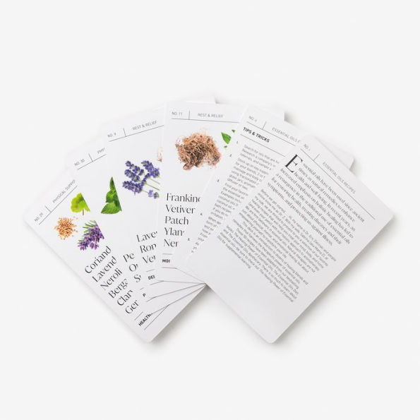 Essential Oils Recipes: A 52-Card Deck for Healing and Home: 50 Recipes