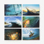 Alternative view 6 of Clark Little: The Art of Waves Postcards: 50 Postcards: A Postcard Box Set