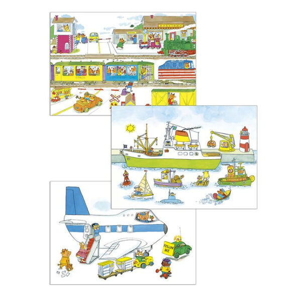 Richard Scarry's Busy, Busy Box of Postcards: 100 Colorful Postcards to Save and Share