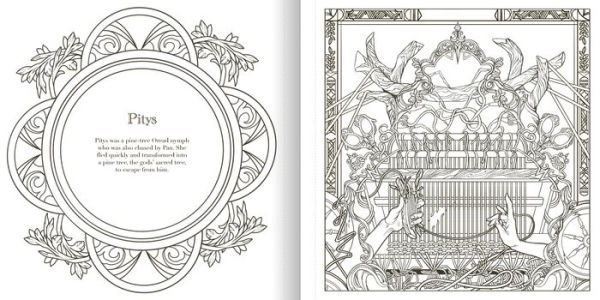 The Greek Mythology Coloring Book: Epic Scenes from Olympus and Beyond