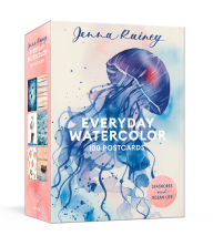 Title: Everyday Watercolor 100 Postcards: Seashores and Ocean Life, Author: Jenna Rainey