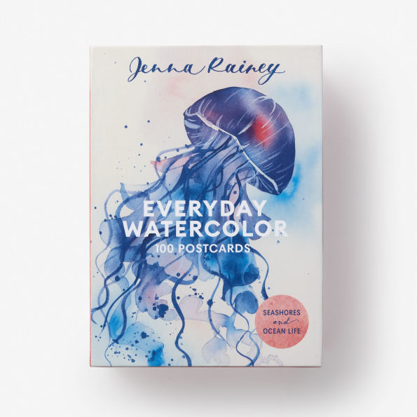 Everyday Watercolor 100 Postcards: Seashores and Ocean Life