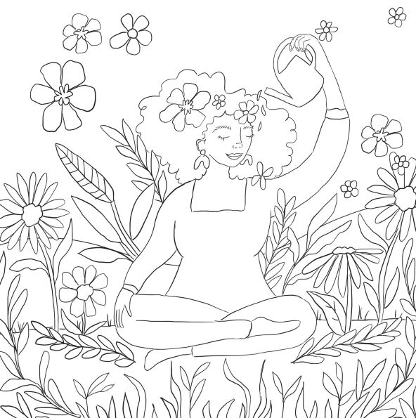 Wildly Loved Coloring Book: An Invitation to Joy, Hope, and Rest